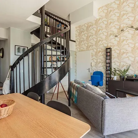 Bel Appartement Duplex A Ciboure Avec Terrasse Proche Golf Nivelle - Fr-1-4-696 *